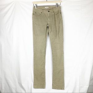 Helmut Lang Skinny Pants in Light Tan